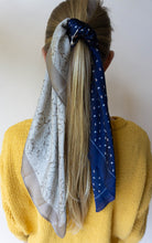 Load image into Gallery viewer, Swiss Army Scarf, Navy/Gray