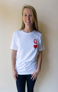 The Question Master Tee, White