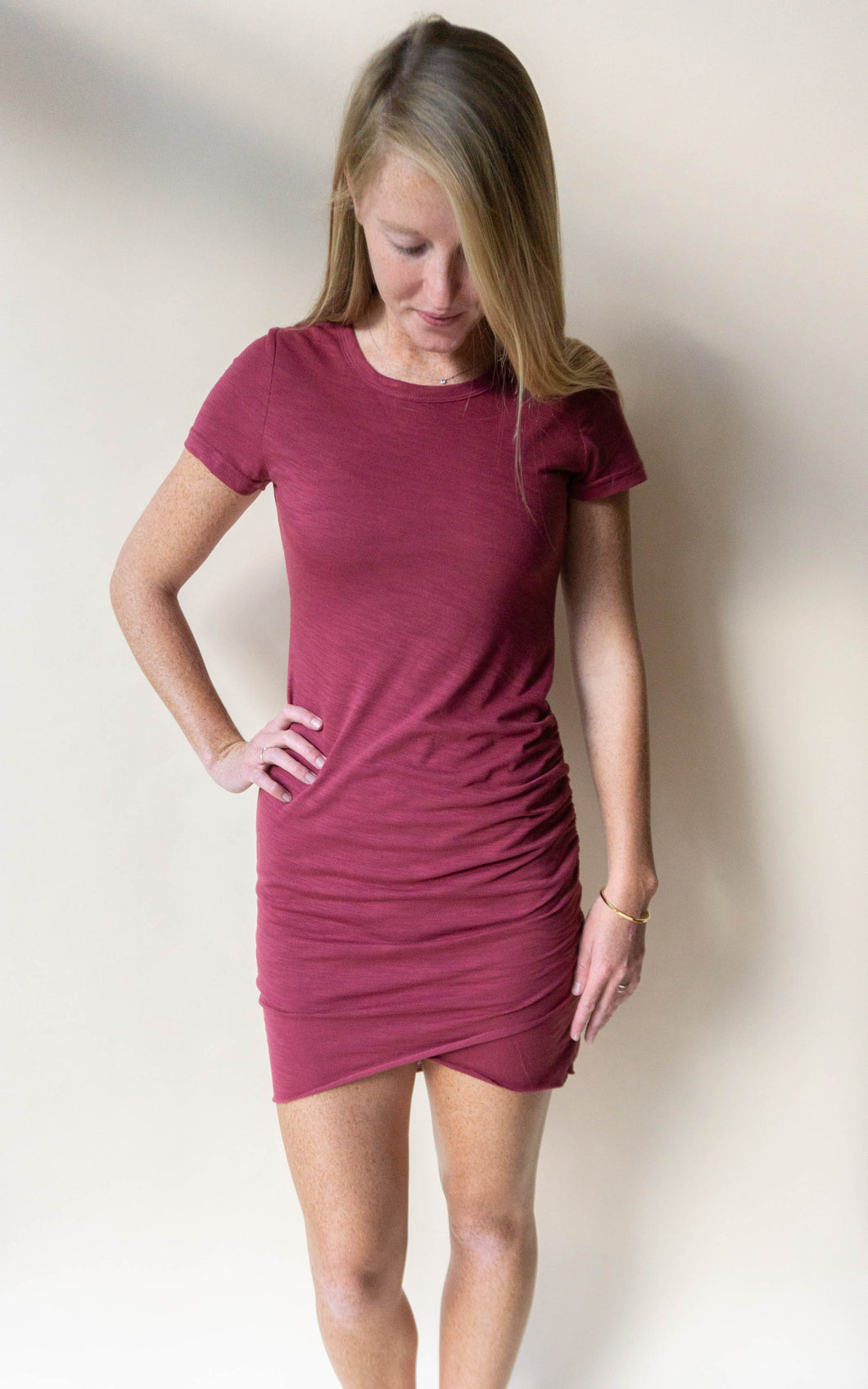 The Regina Dress, Berry