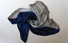 Load image into Gallery viewer, Swiss Army Scarf, Navy/Gray