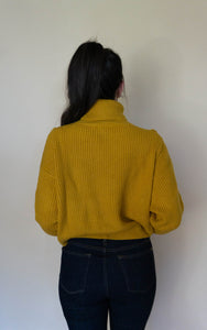 Glow Up Sweater, Mustard