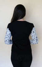 Load image into Gallery viewer, Let It Snow Leopard Sweater, Black