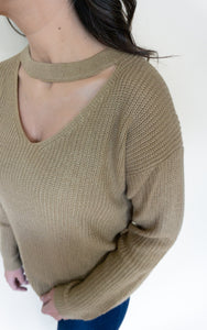 Never Neutral Sweater, Camel
