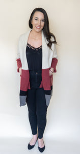 The Georgian Cardigan, Marsala