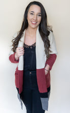 Load image into Gallery viewer, The Georgian Cardigan, Marsala