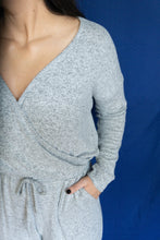 Load image into Gallery viewer, Where Ya Goin&#39; Jumpsuit, Heather Gray