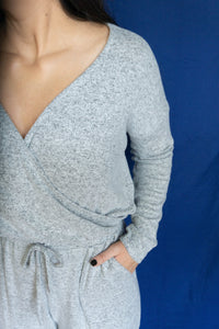 Where Ya Goin' Jumpsuit, Heather Gray