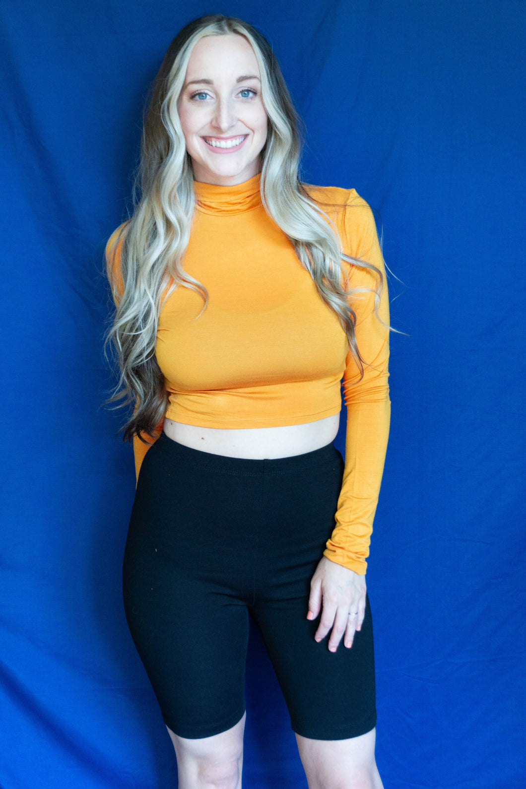 Come Out Of Your Shell Layering Top, Yellow