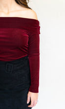 Load image into Gallery viewer, On Vixen Top, Burgundy