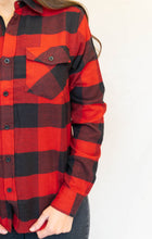 Load image into Gallery viewer, Buffalo Guys &amp; Gals Top, Red/Black