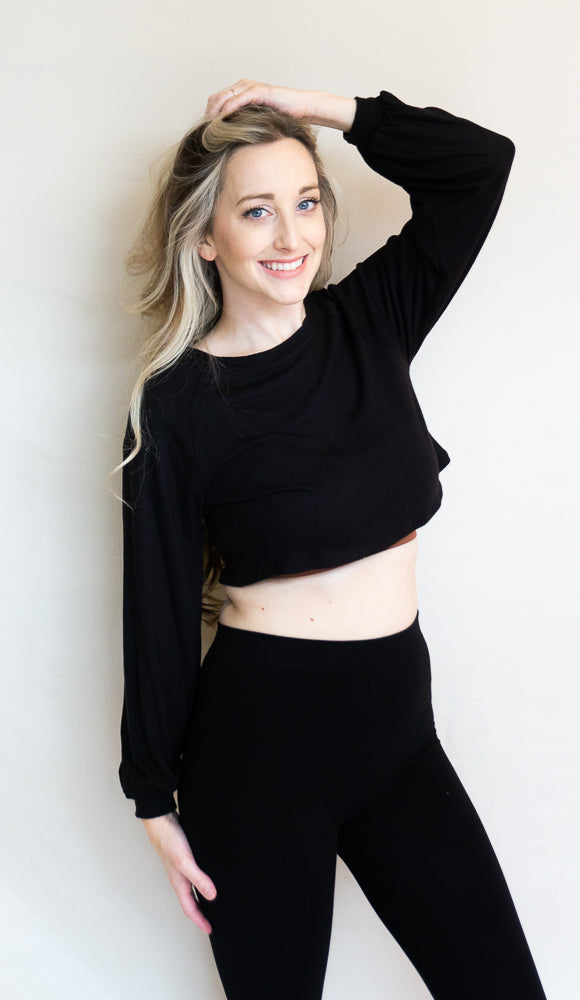 It's Casual Top, Black