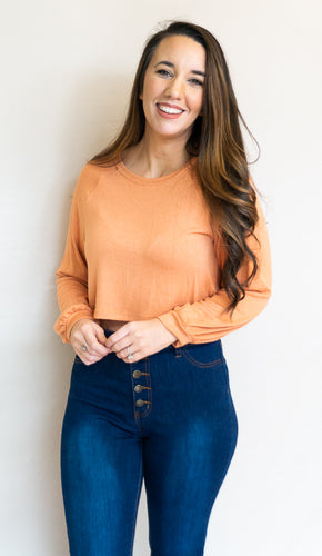 It's Casual Top, Dark Peach
