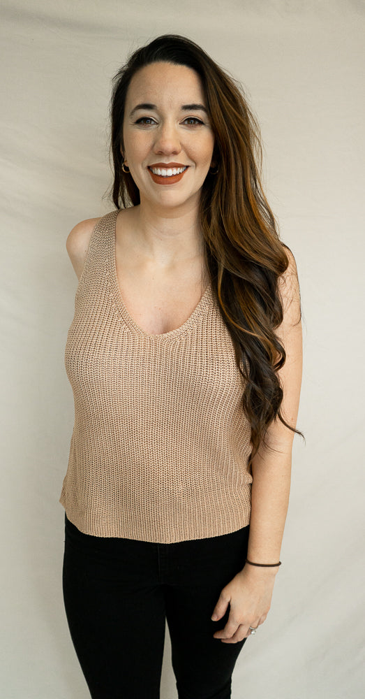 Set Sail Tank, Mocha