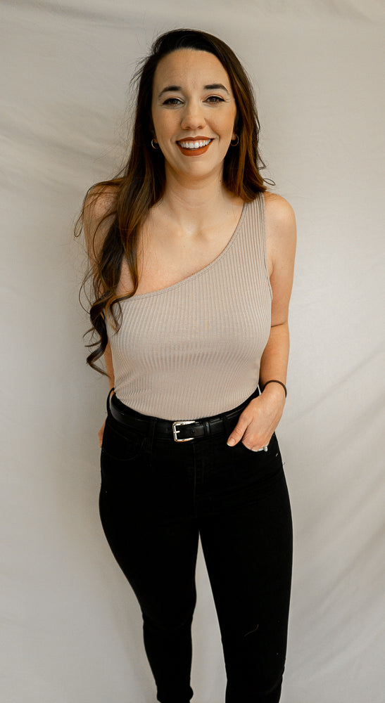 Dash Bodysuit, Tan