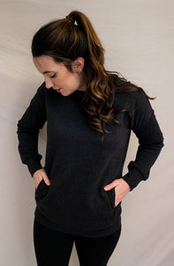 Corner Pocket Sweatshirt, Charcoal
