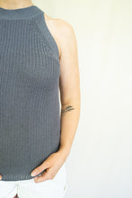 Load image into Gallery viewer, East Coast Tennis Mom Top, Charcoal