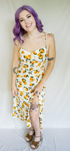 Load image into Gallery viewer, Citrus Against The World Midi Dress, White