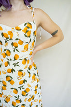 Load image into Gallery viewer, Citrus Against The World Midi Dress, White