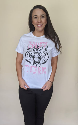 Tiger Queen Tee, White