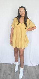 Golden Afternoon Dress, Yellow