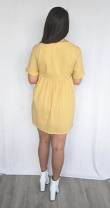 Golden Afternoon Dress, Yellow