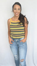 Load image into Gallery viewer, The Wonder Years Tank, Green/Gold