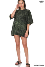 Load image into Gallery viewer, The Billie Tee, Olive Mineral Wash