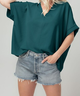 Ariana Venti Top, Dark Teal