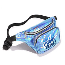 Load image into Gallery viewer, Worth The Waist Fanny Pack, Clear-Holographic