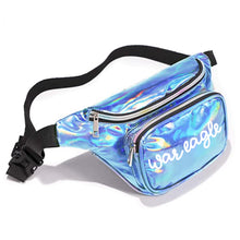Load image into Gallery viewer, Worth The Waist Fanny Pack, Clear-Holographic