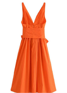 Simple Pleasures Dress, Orange