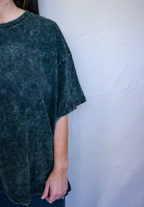 The Billie Tee, Olive Mineral Wash