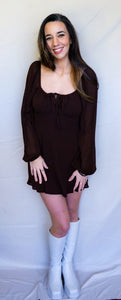 Lowkey High Class Dress, Cocoa