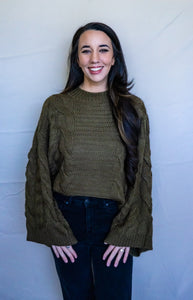 Traveling Sweater, Olive