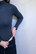 Load image into Gallery viewer, Voicemail Bodysuit, Charcoal