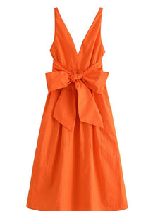 Simple Pleasures Dress, Orange