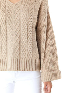 Chai Tea Latte Sweater, Taupe